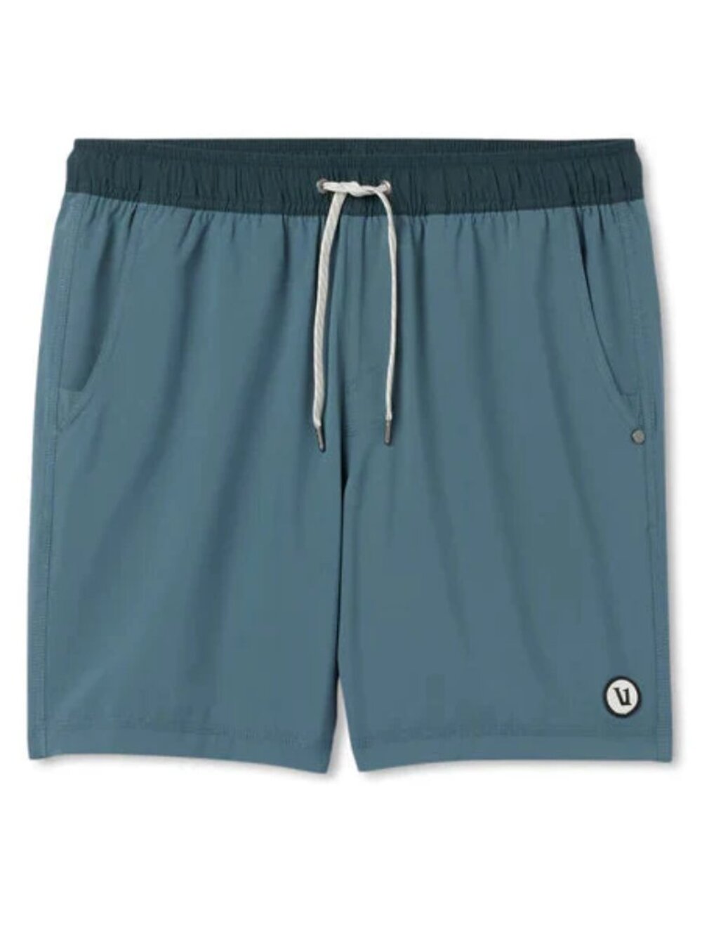 Vuori Men's Kore Shorts - 7" Inseam w/liner in LIGHT DEEP SEA (Med.)